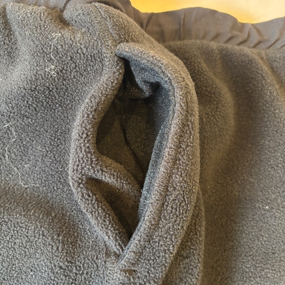 Vintage REI Fleece Pants Men’s Large Black Drawstring Camp Lounge - Picture 9 of 9